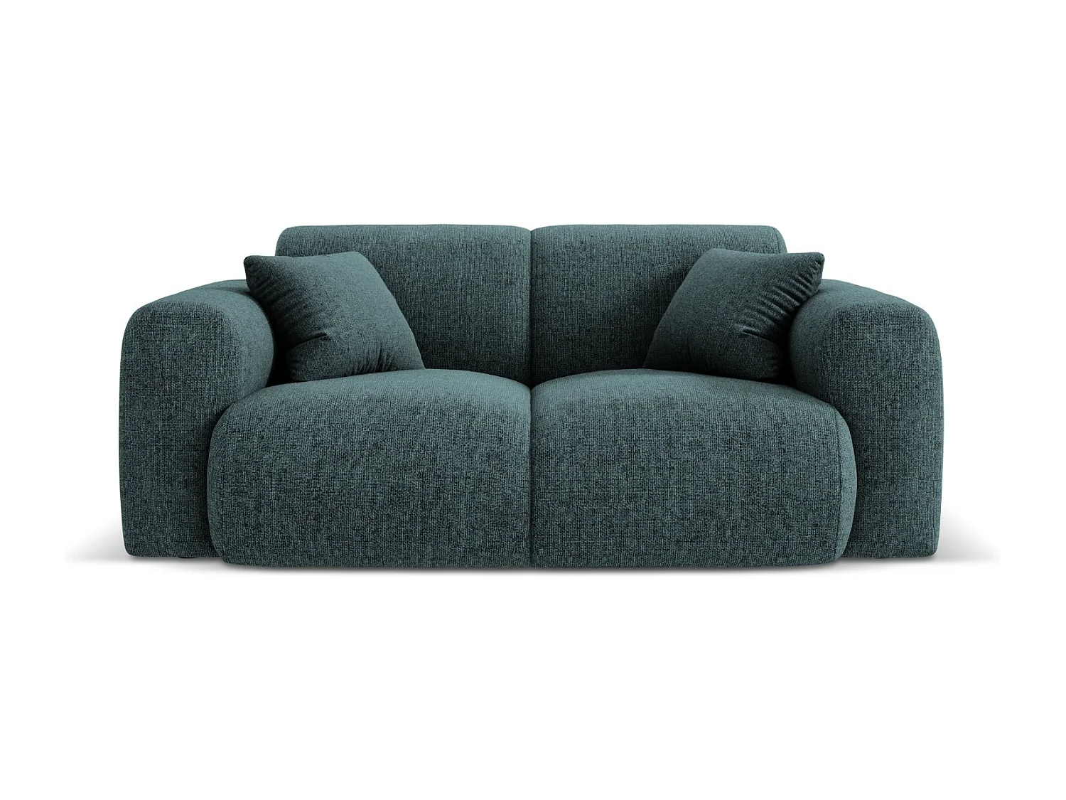 Cosmopolitan Design - Sofa, "Nolio" 2 miejsca szenil, petrol - 170x95x72cm 3744604 - obrazek 1