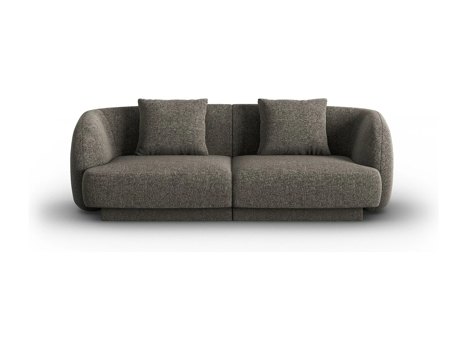 Cosmopolitan Design - Sofa, "Tulum" 2 miejsca szenil, szary - 180x90x70cm 3744637 - obrazek 1