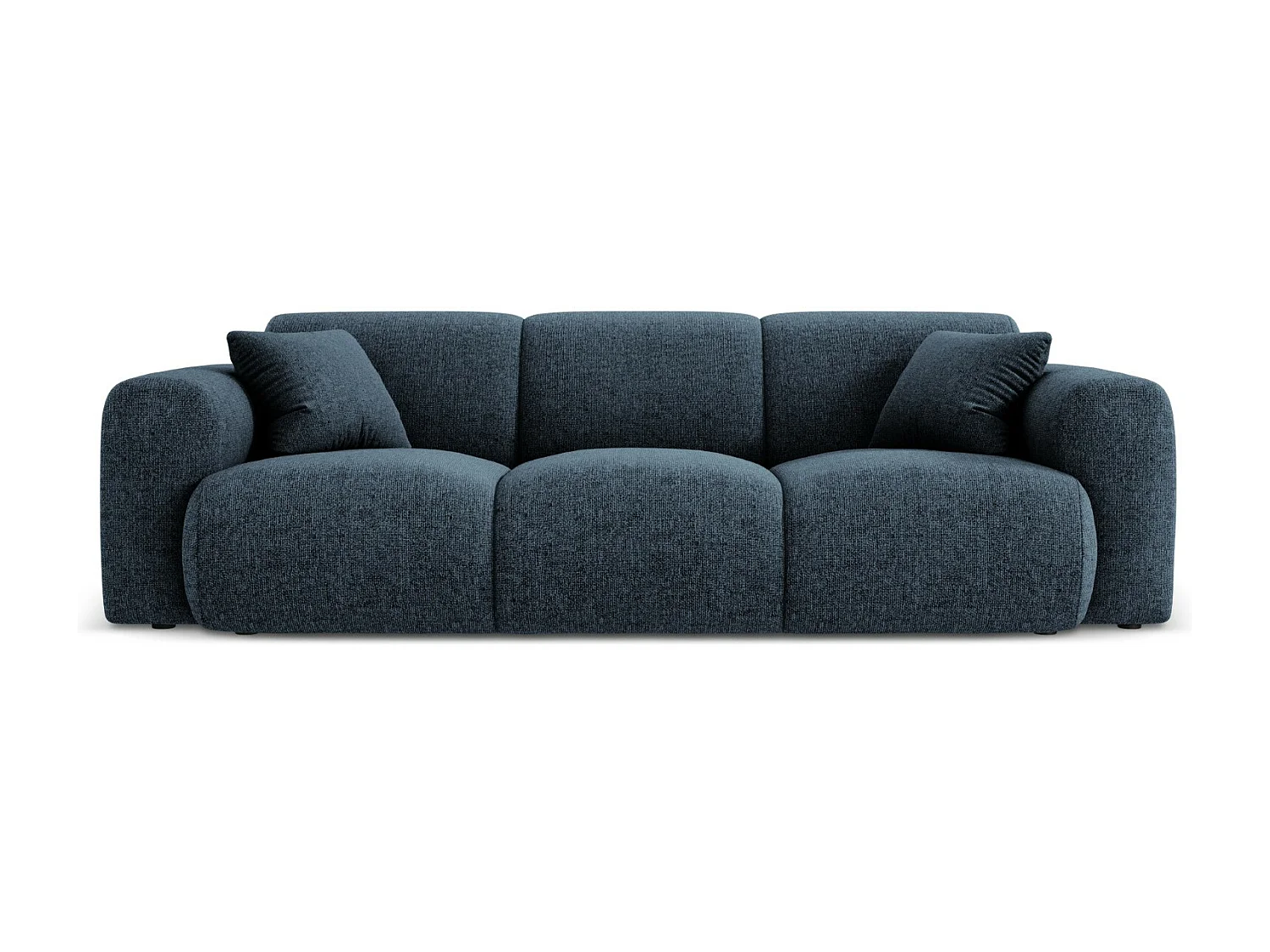 Cosmopolitan Design - Sofa, "Nolio" 3 miejsca szenil, błękit królewski - 235x95x72cm 3744704 - obrazek 1