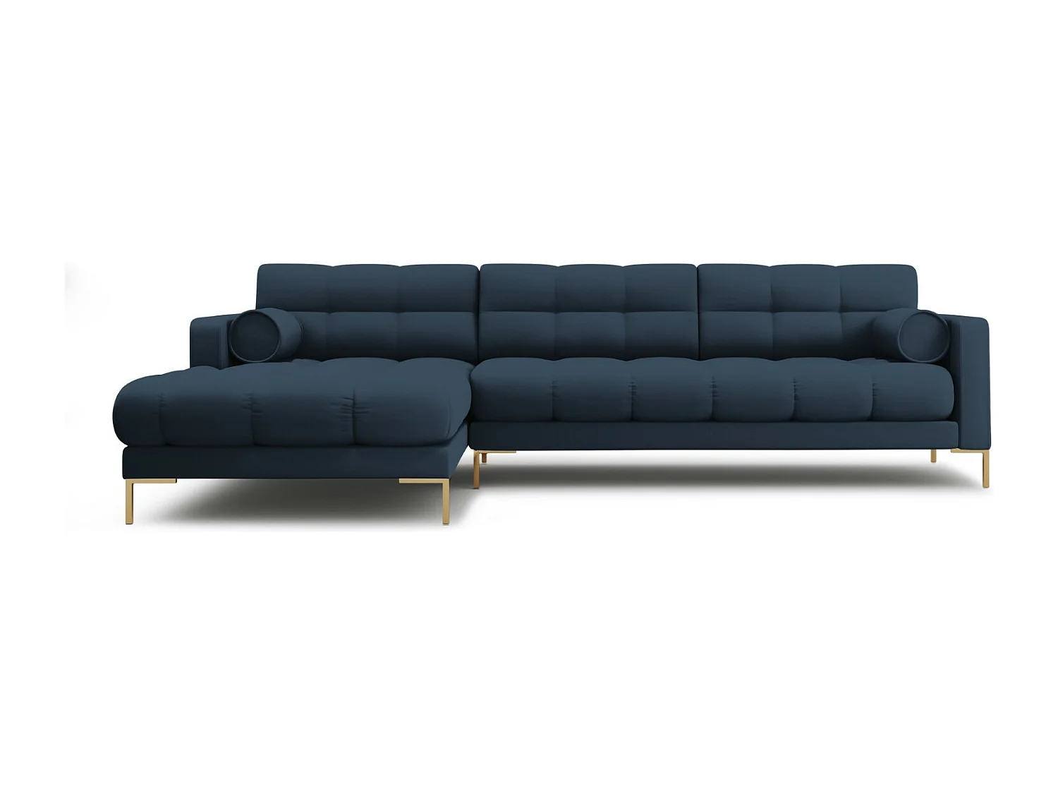 Cosmopolitan Design - Narożnik lewy, "Bali" 5 miejsc tkanina strukturalna, niebieski - 293x185x75cm 3744771 - obrazek 1