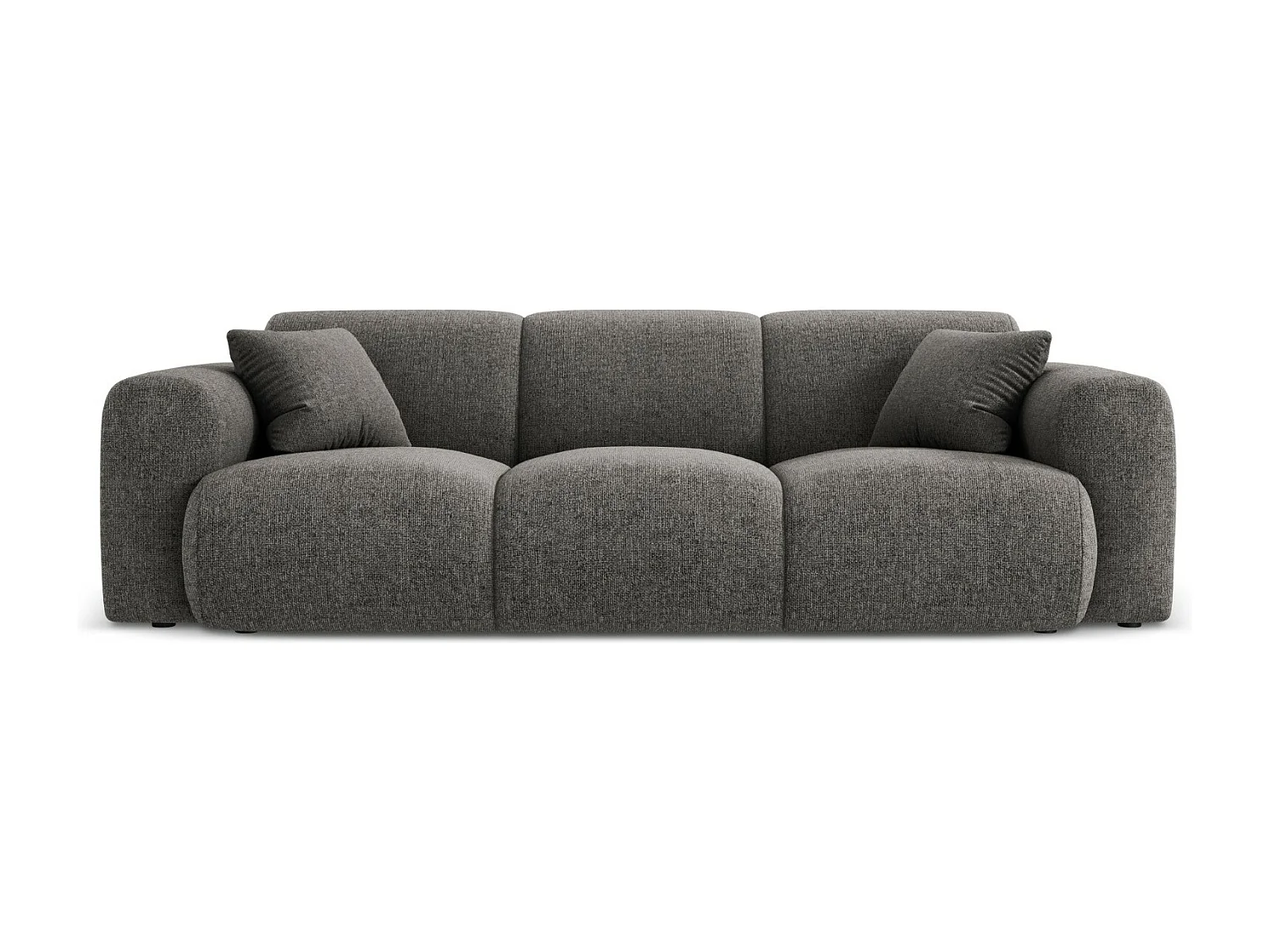 Cosmopolitan Design - Sofa, "Nolio" 3 miejsca szenil, szary - 235x95x72cm 3744808 - obrazek 1