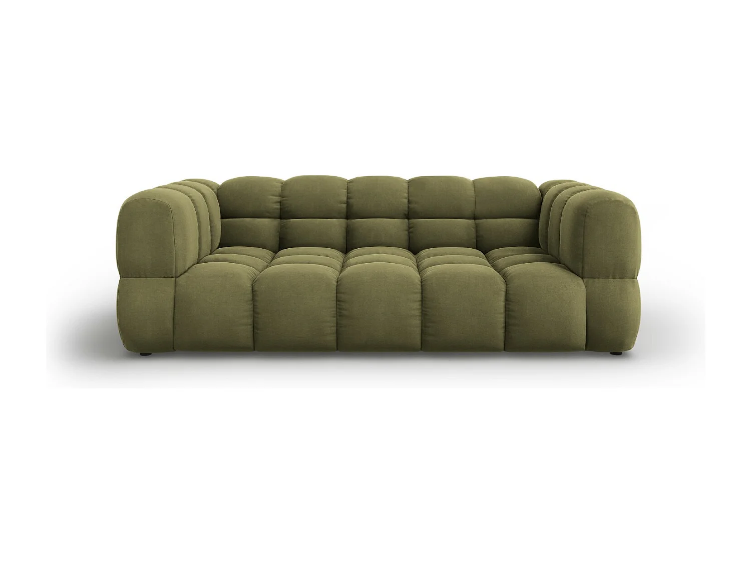 Cosmopolitan Design - Sofa, "Sky" 3 miejsca welur, zielony jasny - 214x102x75cm 3744924 - obrazek 1