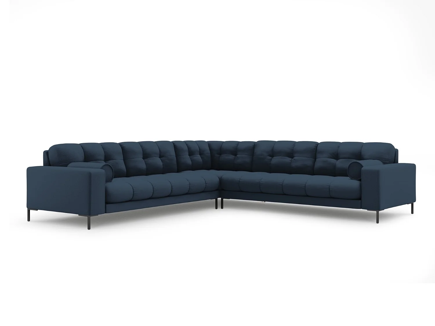 Cosmopolitan Design - Narożnik symetryczny, "Bali" 6 miejsc tkanina strukturalna, niebieski - 256x256x75cm 3745452 - obrazek 1