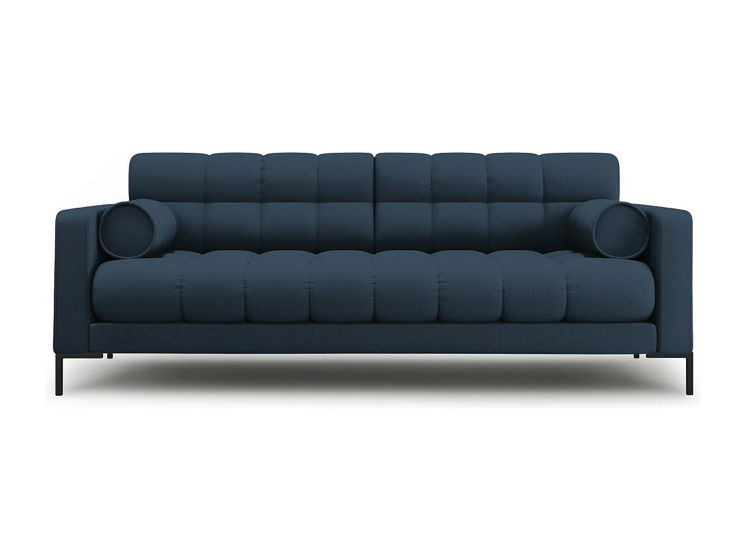 Cosmopolitan Design - Sofa, "Bali" 4 miejsca tkanina strukturalna, niebieski - 217x92x75cm 3745485 - obrazek 1