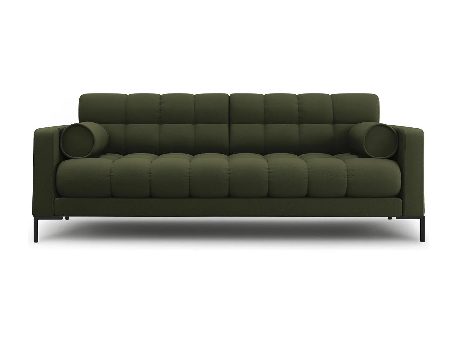 Cosmopolitan Design - Sofa, "Bali" 4 miejsca tkanina strukturalna, zielony - 217x92x75cm 3745519 - obrazek 1