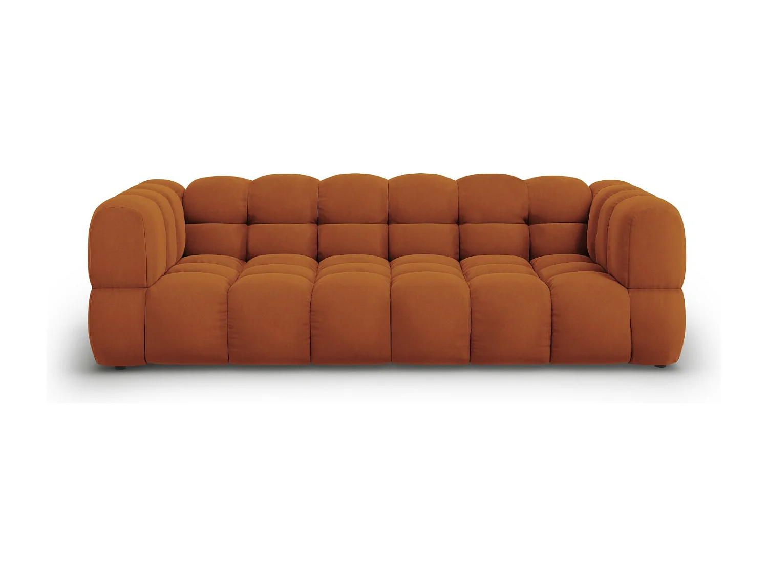 Cosmopolitan Design - Sofa modułowa, "Sky" 4 miejsca welur, terakota - 244x102x75cm 3745581 - obrazek 1