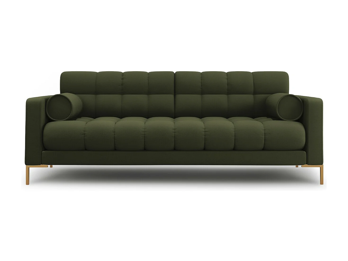 Cosmopolitan Design - Sofa, "Bali" 3 miejsca tkanina strukturalna, zielony - 177x92x75cm 3745700 - obrazek 1