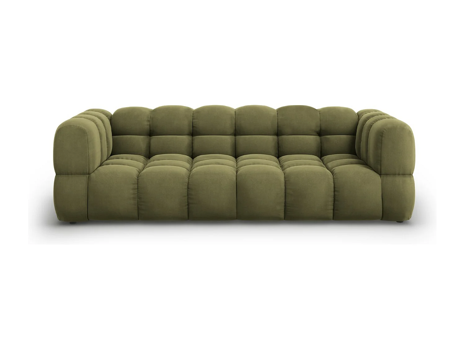Cosmopolitan Design - Sofa modułowa, "Sky" 4 miejsca welur, zielony jasny - 244x102x75cm 3745691 - obrazek 1