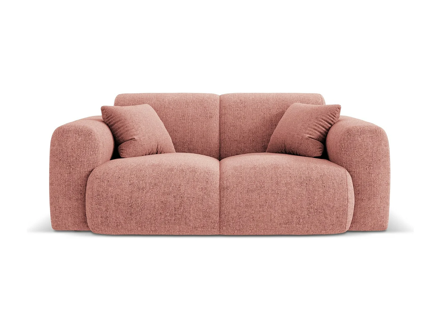Cosmopolitan Design - Sofa, "Nolio" 2 miejsca szenil, róż - 170x95x72cm 3745874 - obrazek 1