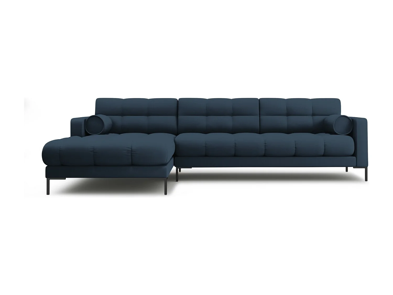 Cosmopolitan Design - Narożnik lewy, "Bali" 5 miejsc tkanina strukturalna, niebieski - 293x185x75cm 3746243 - obrazek 1
