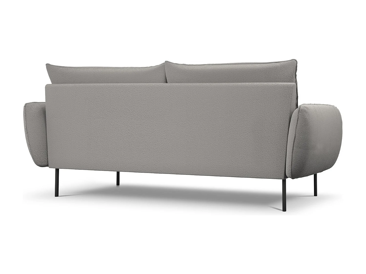 Cosmopolitan Design - Sofa, "Vienna" 4 miejsca boucle, szary - 230x92x95cm 3746398 - obrazek 1