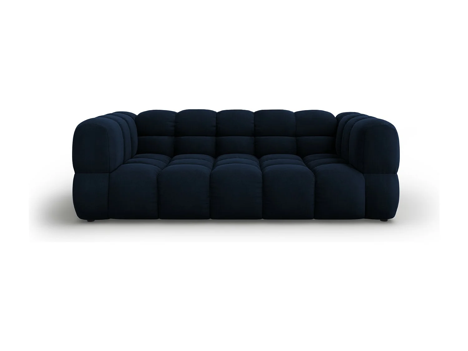 Cosmopolitan Design - Sofa, "Sky" 3 miejsca welur, błękit królewski - 214x102x75cm 3746404 - obrazek 1