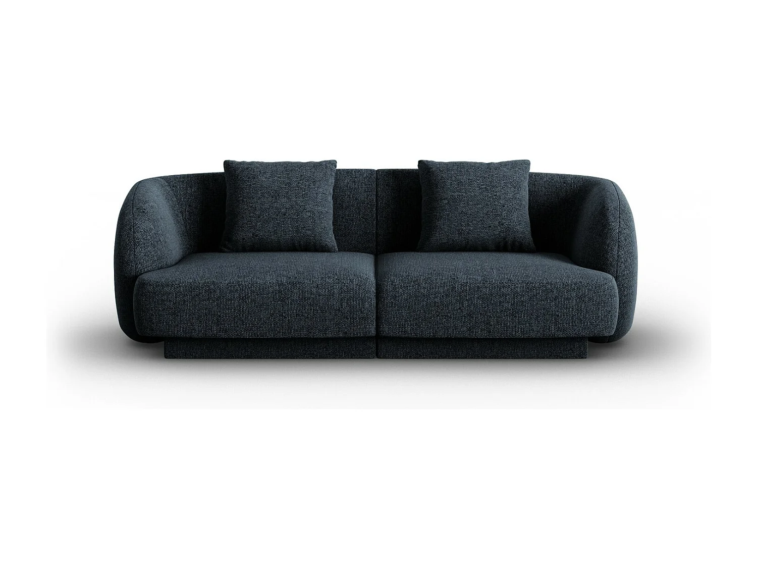 Cosmopolitan Design - Sofa, "Tulum" 2 miejsca szenil, błękit królewski - 180x90x70cm 3746483 - obrazek 1