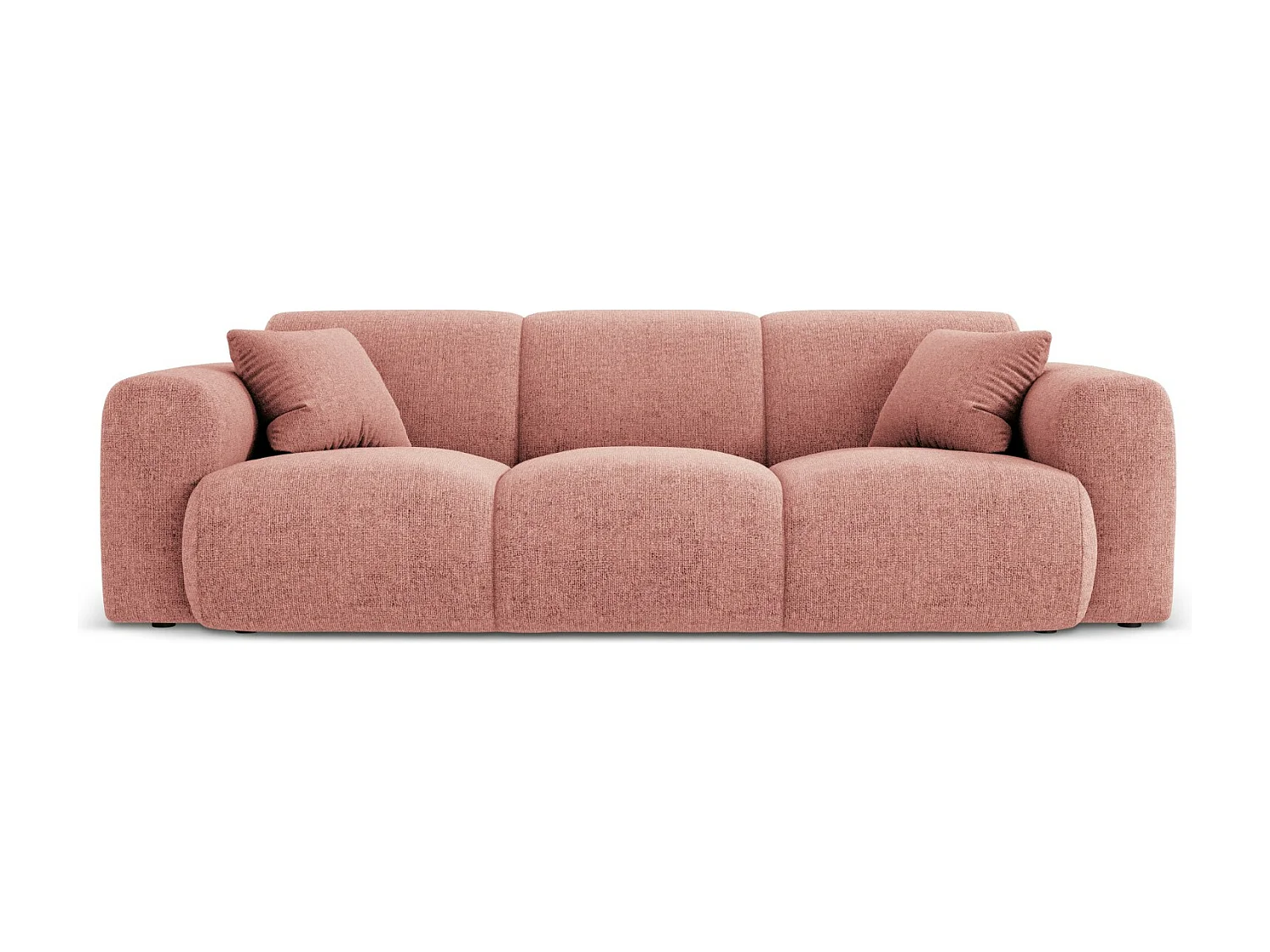 Cosmopolitan Design - Sofa, "Nolio" 3 miejsca szenil, róż - 235x95x72cm 3746605 - obrazek 1