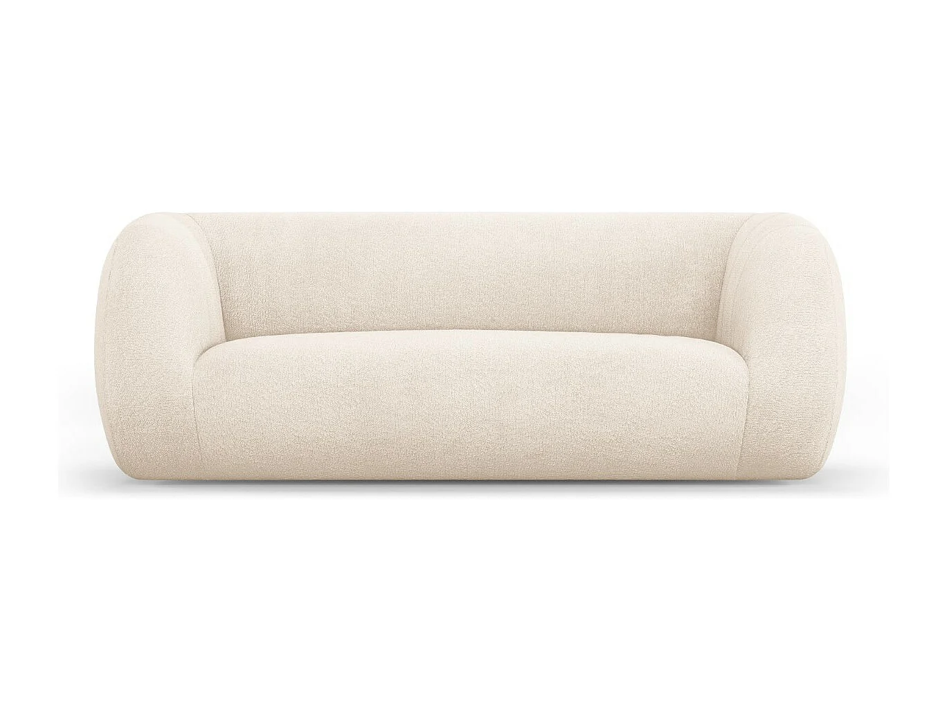 Cosmopolitan Design - Sofa, "Essen" 2 miejsca boucle, beż - 210x95x86cm 3746660 - obrazek 1