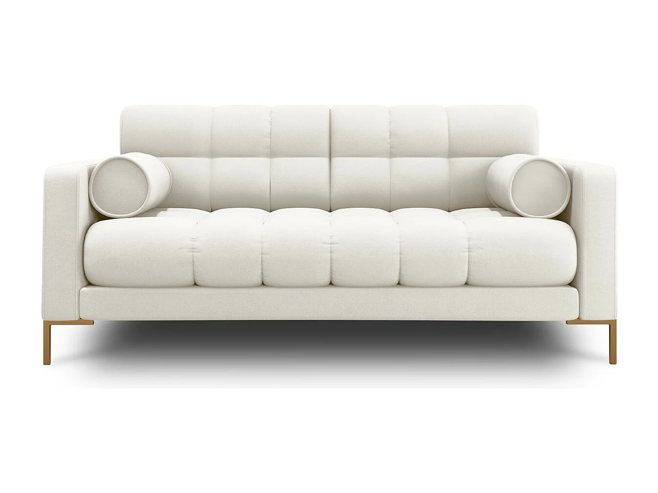 Cosmopolitan Design - Sofa, "Bali" 2 miejsca tkanina strukturalna, beż jasny - 152x92x75cm 3746747 - obrazek 1