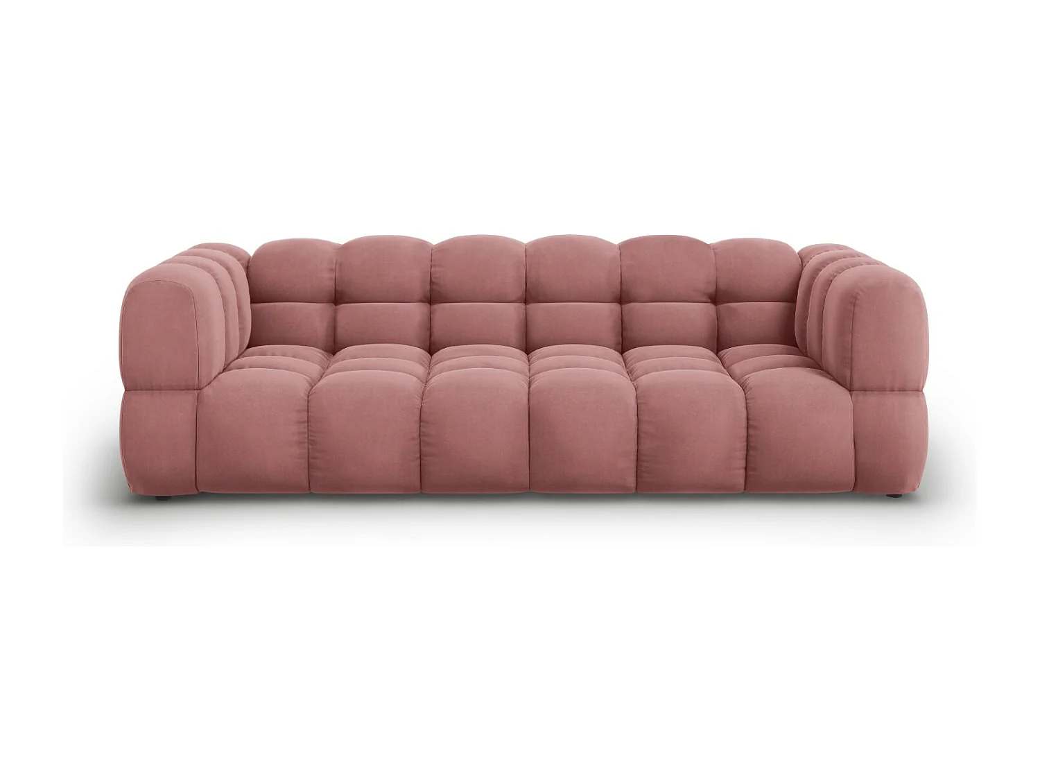 Cosmopolitan Design - Sofa modułowa, "Sky" 4 miejsca welur, łosoś - 244x102x75cm 3746749 - obrazek 1