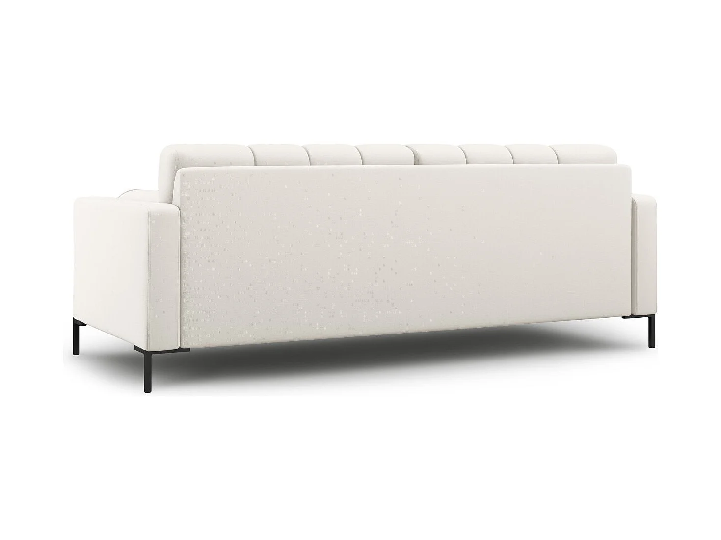 Cosmopolitan Design - Sofa, "Bali" 3 miejsca tkanina strukturalna, beż jasny - 177x92x75cm 3746860 - obrazek 1