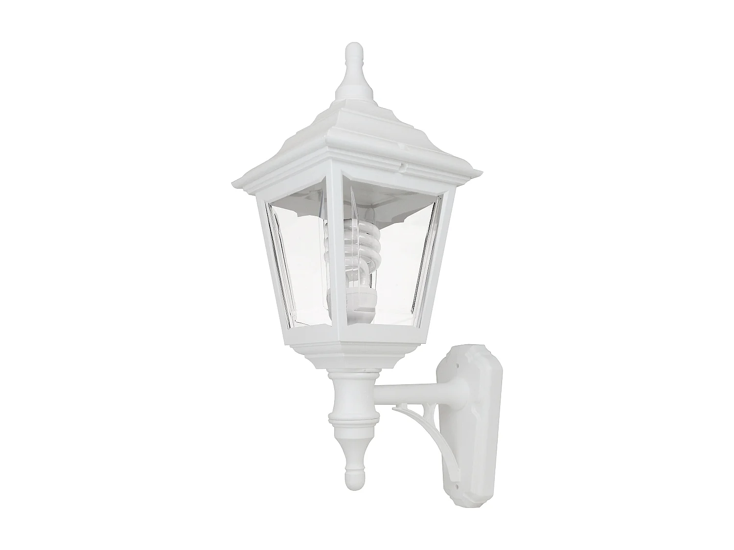 Kinkiet CLIC CLAC 4 styl klasyczny - wys. 45 cm x szer. 32 cm - E27 42W - poliamid - ip44 - bia?y 3748088 - obrazek 1