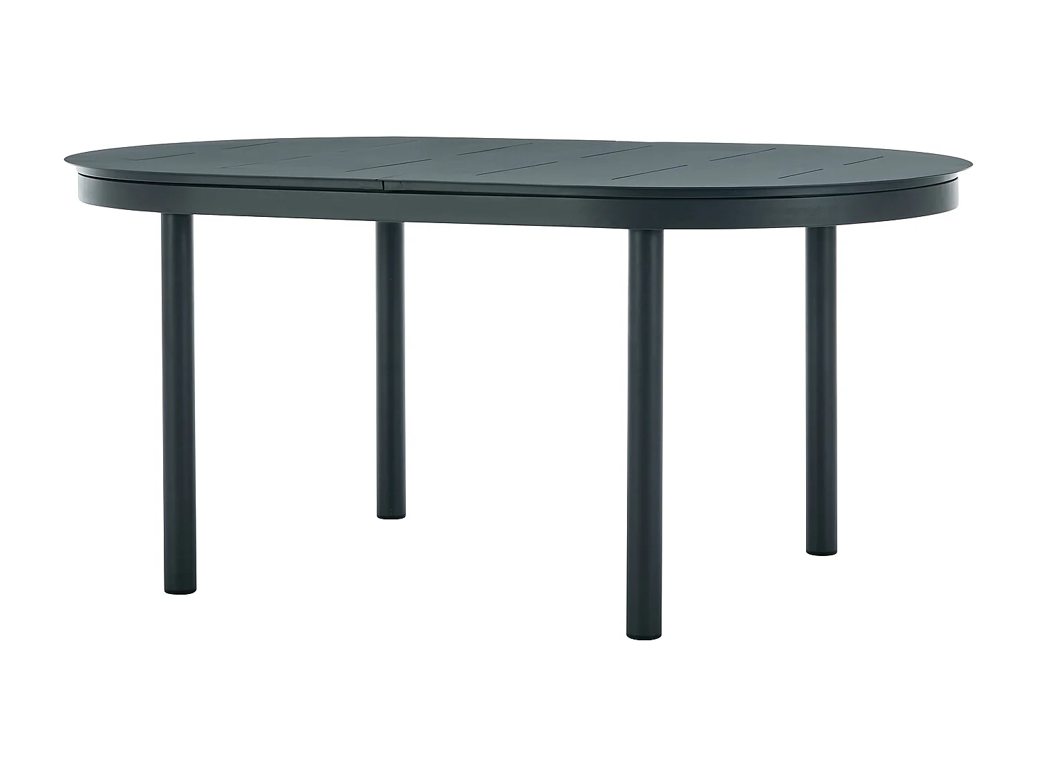 Stół ogrodowy jadalniany rozkładany z aluminium dł. 170/240 cm - Antracytowy - LOTTYS marki MYLIA 3221097 - obrazek 1
