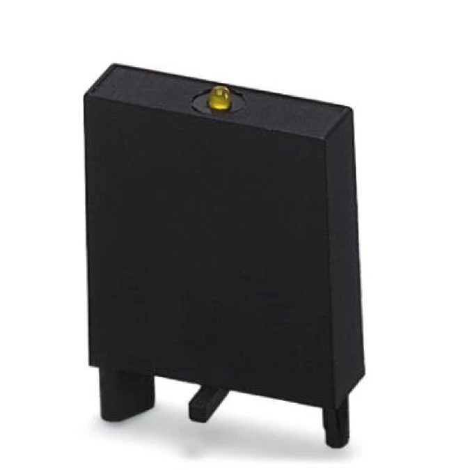 Moduł wtykowy do gniazd ECOR‑3, z diodą gaszącą i żółtą diodą LED ‑ LDP3‑ 12‑ 24DC ‑ 2833770 /10szt./ - obrazek 1