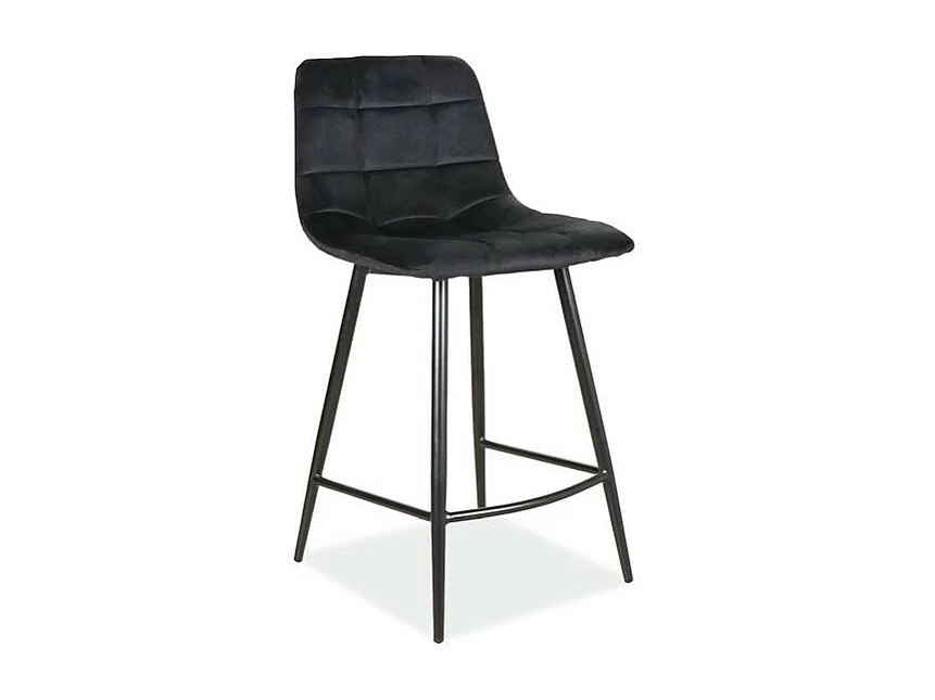 Hoker niski MILA H-2 VELVET czarny kuchenny 3340236