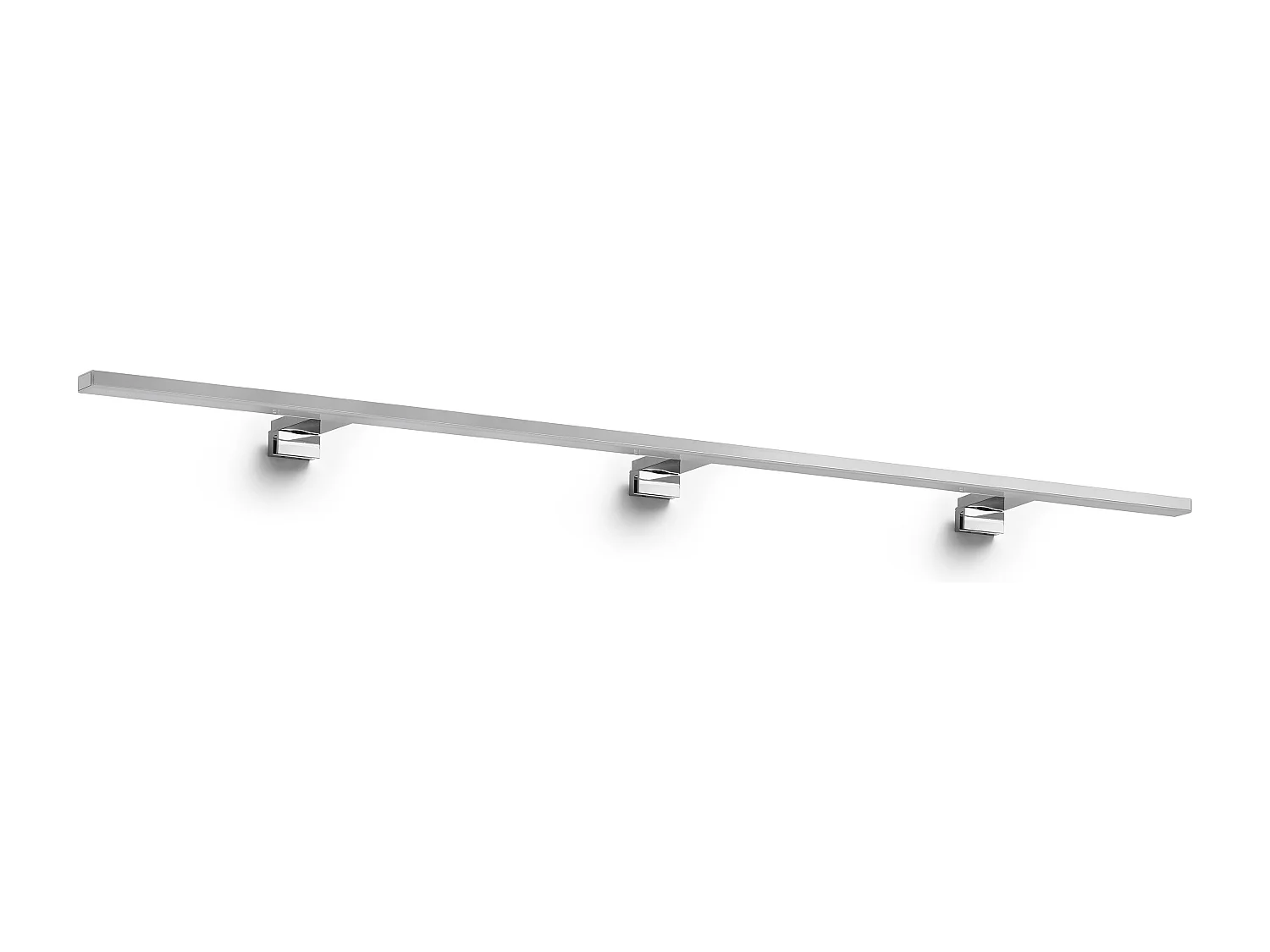 BLIZZARD nowoczesny i uniwersalny kinkiet ?azienkowy – d?. 120 cm – LED SMD AC 10W – 1532 lm i 4000K – poliw?glan – 110° stopni – IP44 – chrom 3767564