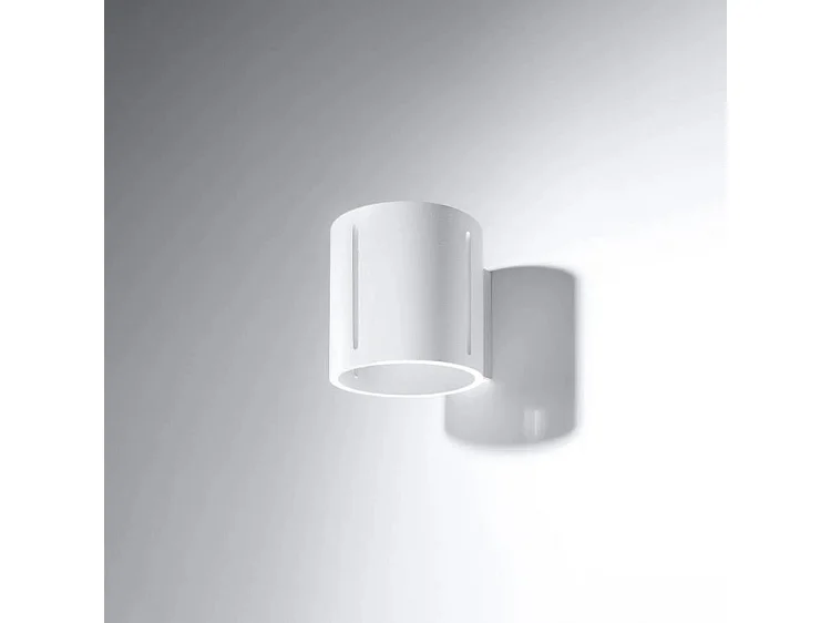 Kinkiet nowoczesny INEZ, aluminium - 1 źródło - L.10 x H.10 cm - biały 1357919 - obrazek 1