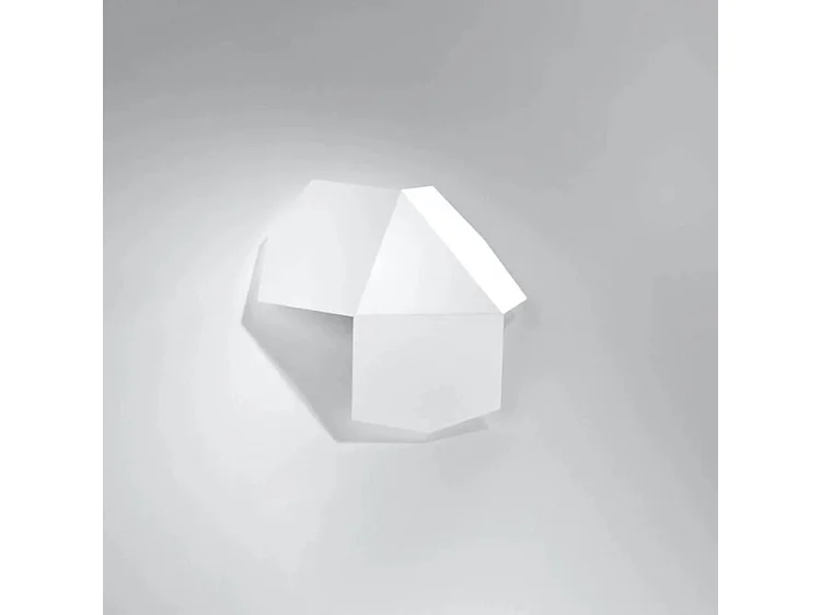Kinkiet nowoczesny TRE, stal - 2 źródło - L.30 x H.8 cm - biały 1385143 - obrazek 1