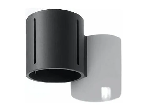Kinkiet nowoczesny INEZ, aluminium - 1 źródło - L.10 x H.10 cm - czarny 1385157 - obrazek 1