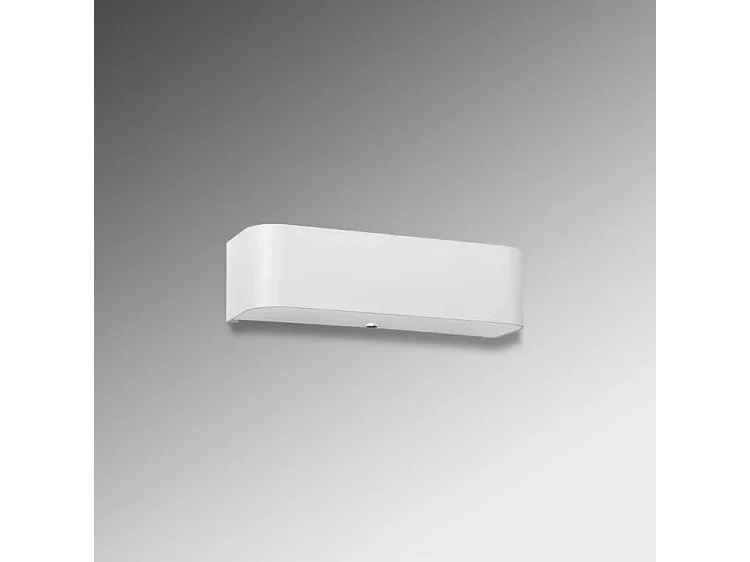 Kinkiet minimalistyczny LOKKO, tkanina/szkło/stal - 2 źródło - L.45 x H.12 cm - biały 1358173 - obrazek 1