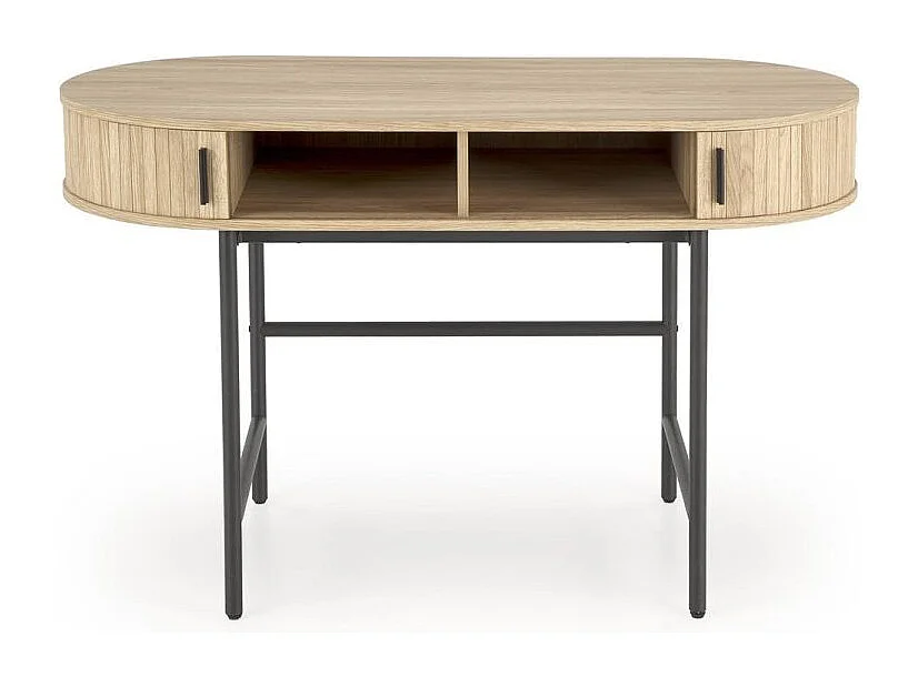 Biurko B51 dąb naturalny/czarne 3958519