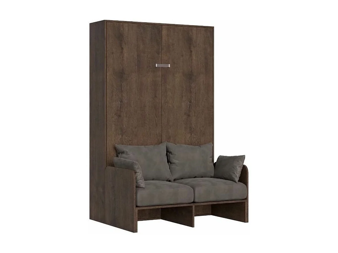 Sofa Kentaro 120 cm, rozkładana, pionowa, orzech 3038657