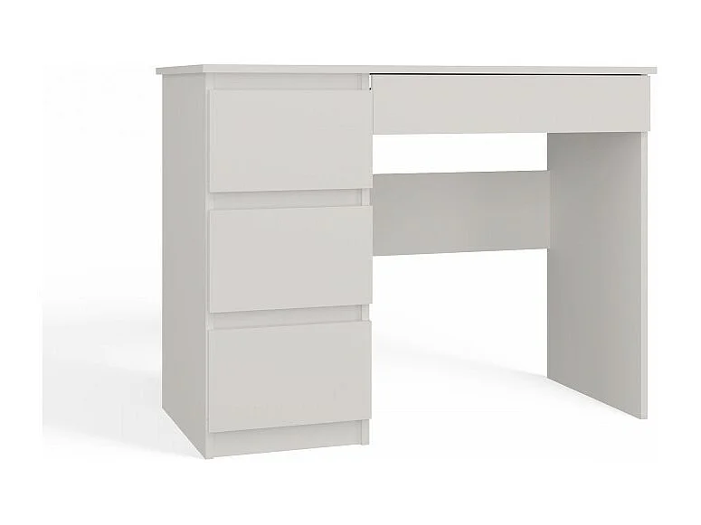 Biurko Mijas Lewe | Białe | 4 Szuflady | 98x51x76 cm | Do Pokoju/Biura 4044460 - obrazek 1