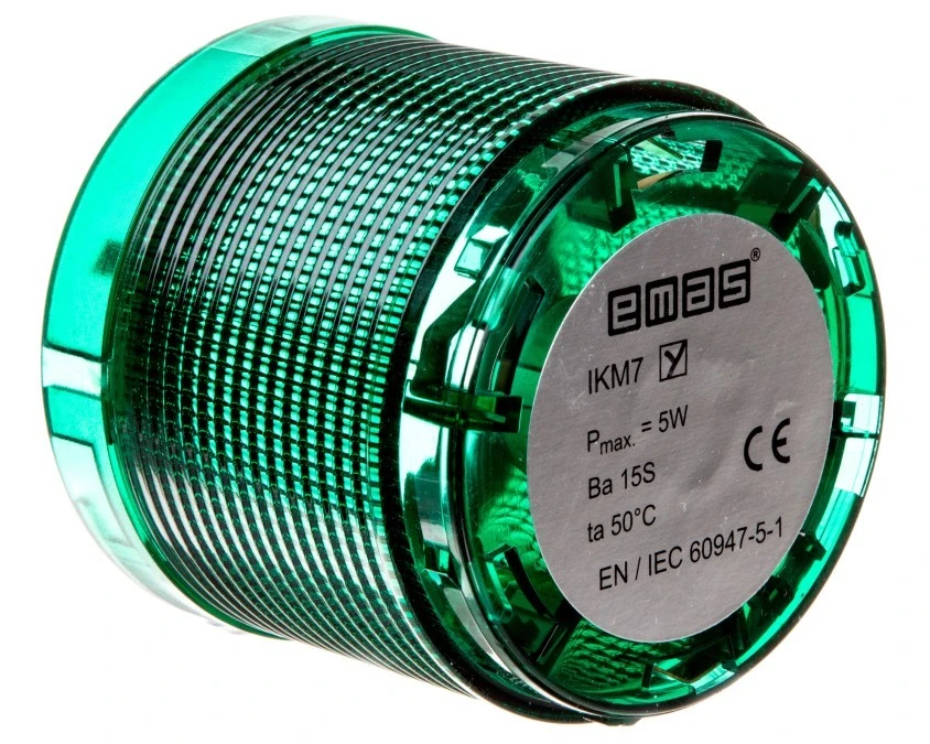 Moduł sygnalizacyjny 70mm, bez źródła światła, zielony, T0‑IKM7Y - obrazek 1
