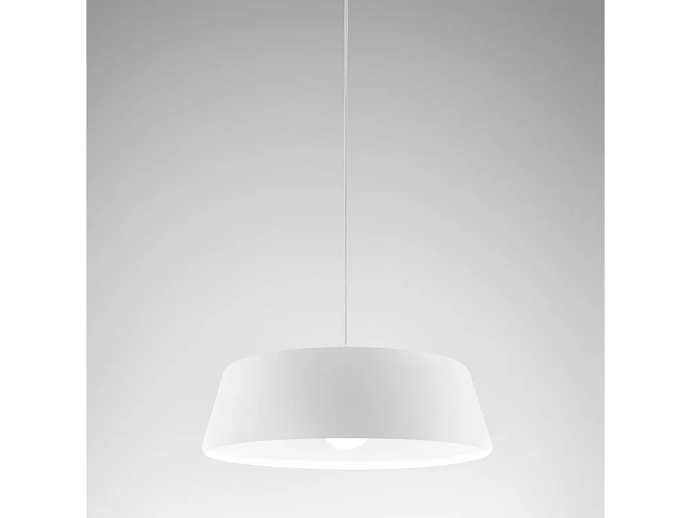 Bonella – Biała lampa wisząca 1XE27 max 1X60W IP20 – Lampa sufitowa o nowoczesnym wzornictwie z aluminium – Gniazdo E27 4105031