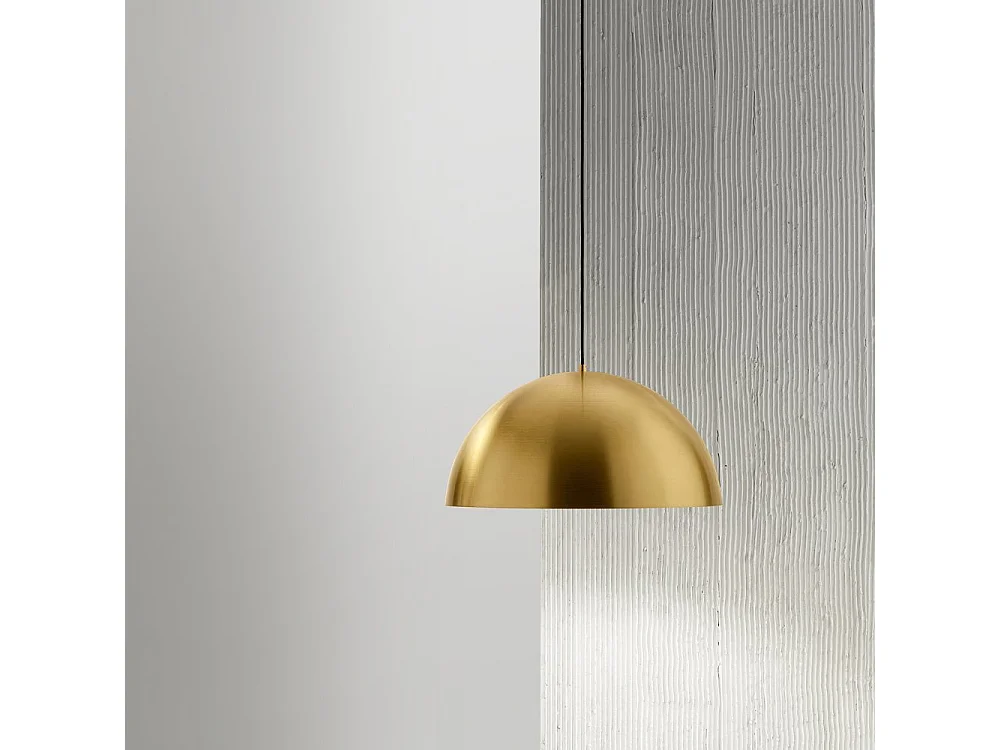 Bonella – Lampa wisząca mosiężna 1XE27 max 1X60W IP20 – Lampa sufitowa o nowoczesnym wzornictwie z aluminium – Gniazdo E27 4105059