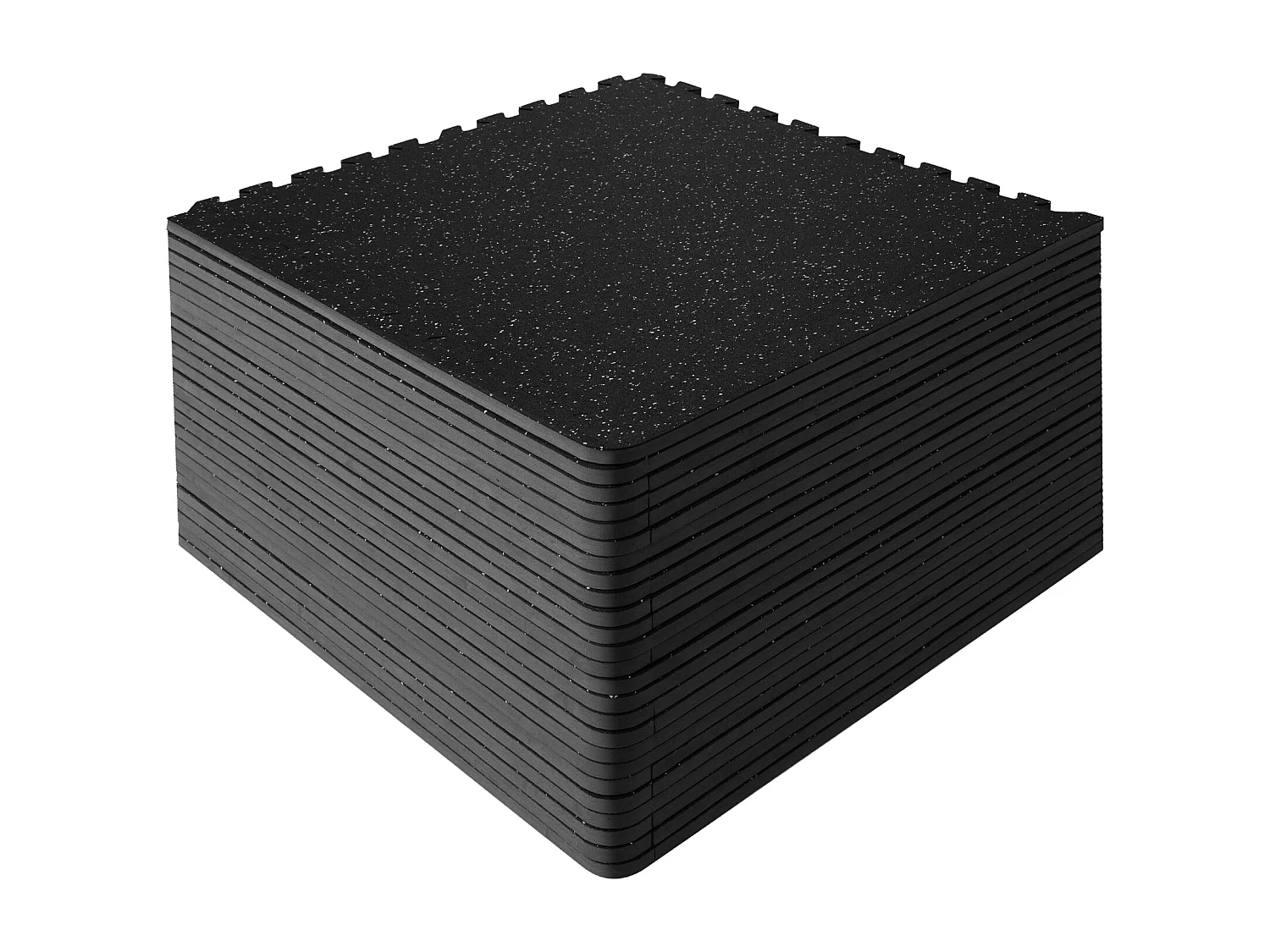 Interlocking Floor Mats Fitness Floor Tiles SucceBuy 25 Sztuk 1/2″ Grubości 24″ x 24″ 4136474