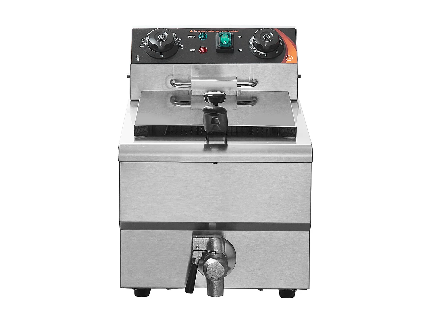 Handlowa Smarówka Elektryczna SucceBuy 3000 W 9 L z Stali Nierdzewnej Ulepszona do 200 °C 4181375 - obrazek 1
