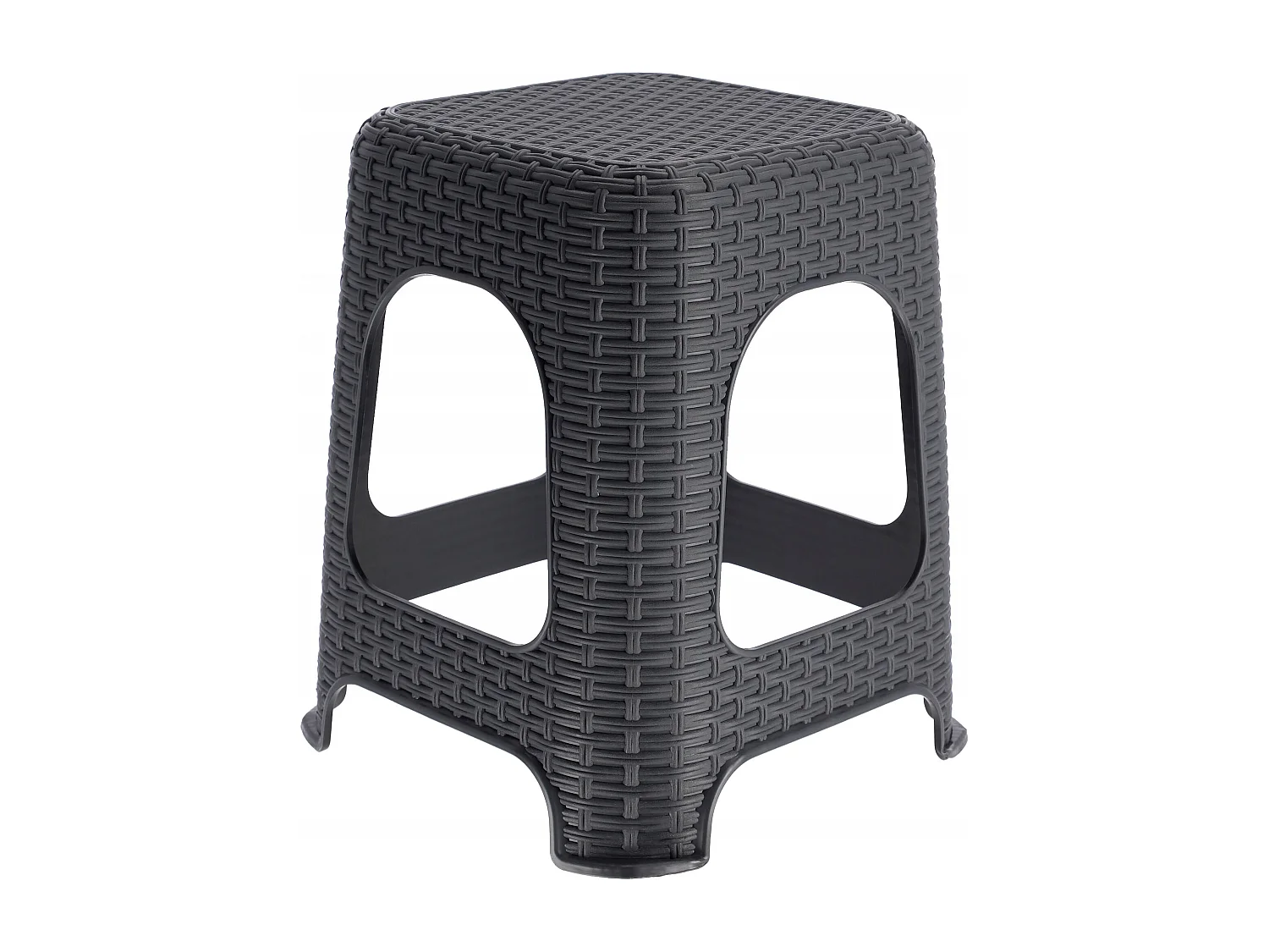 KADAX Taboret kuchenny Habol 45 x 26 cm, antracyt 4201308 - obrazek 1