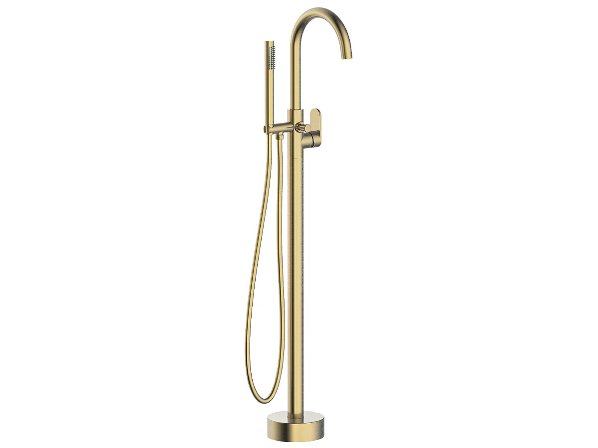 Charme II kolumna mechaniczna do wanny wolnostojącej szczotkowane złoto – Essebagno 1552881