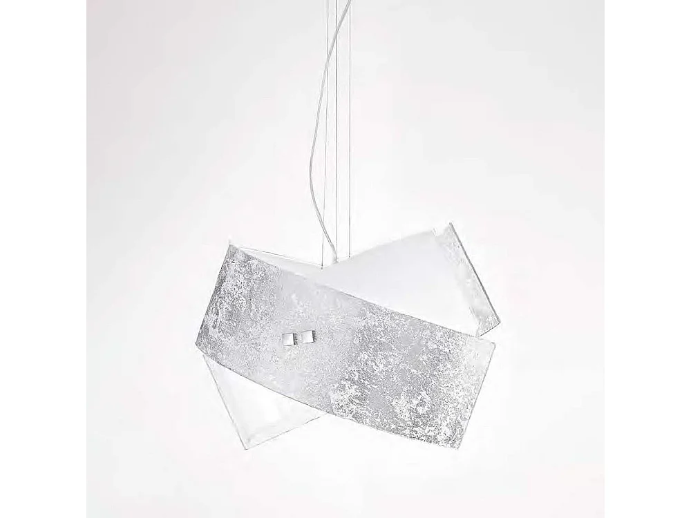 Camilla – Lampa wisząca srebrna 2XE27 max 2X70W IP20 – Lampa sufitowa o nowoczesnym designie z aluminium – Gniazdo E27 4105046