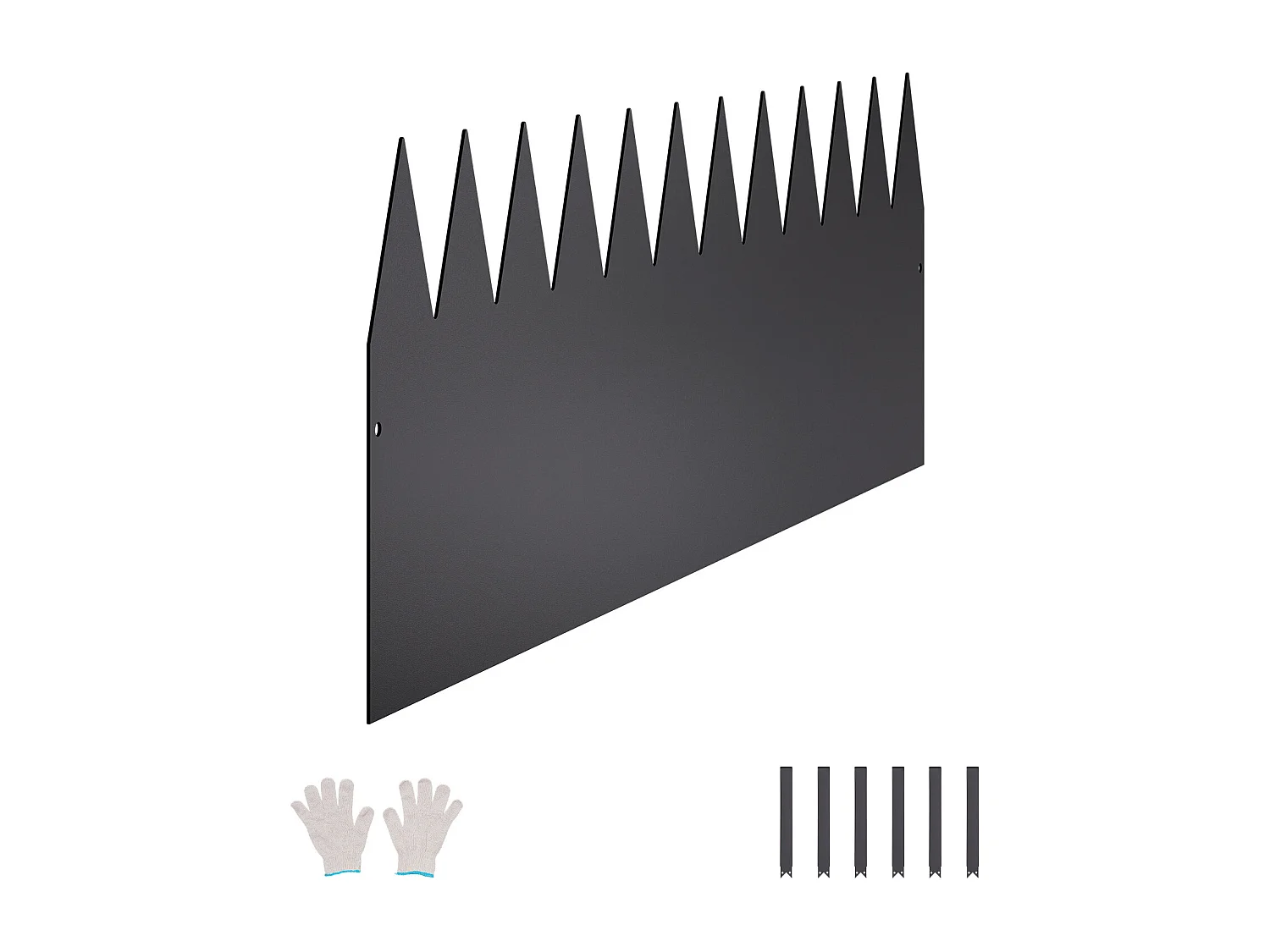 Granice do Sadzenia SucceBuy Wytrzymała, Odporna na Rdzę Stalowa Obrzeże Ogrodowe, 4 Sztuki, 1016 x 305 mm 4299959