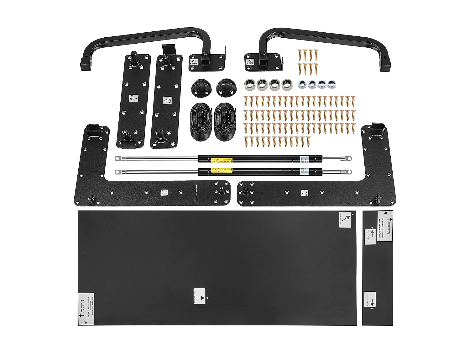 Kit Łóżka Schowalnego SucceBuy, Rozmiar Podwójny, Materiał Łóżka Ścienniczek Wewnątrz Wieżowca Samodzielnego Montażu, Składane 4306586 - obrazek 1