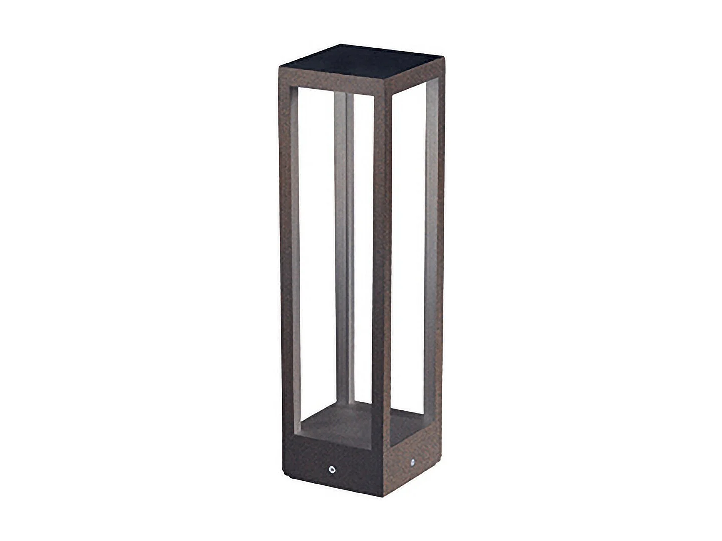 Home Pole – słupek ogrodowy LED do mocowania do podłoża – ciepłe światło nocne 3000K 230V 15W 1590lm szafran – Corten 4539071