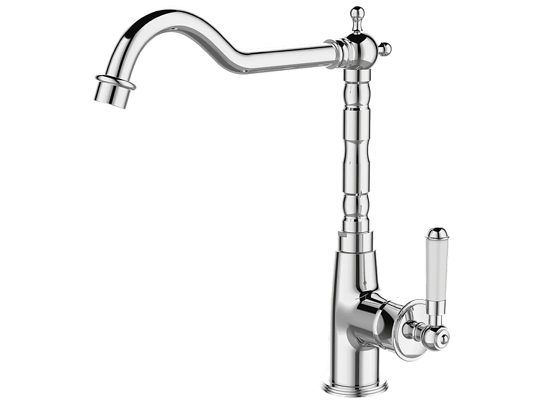 Leeds Bateria zlewozmywakowa retro chromowana - Essebagno 1402693 - obrazek 1