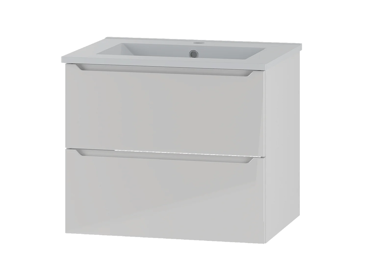 Biały Zestaw do Łazienki 60cm Szafka z Umywalką Etna 4620288