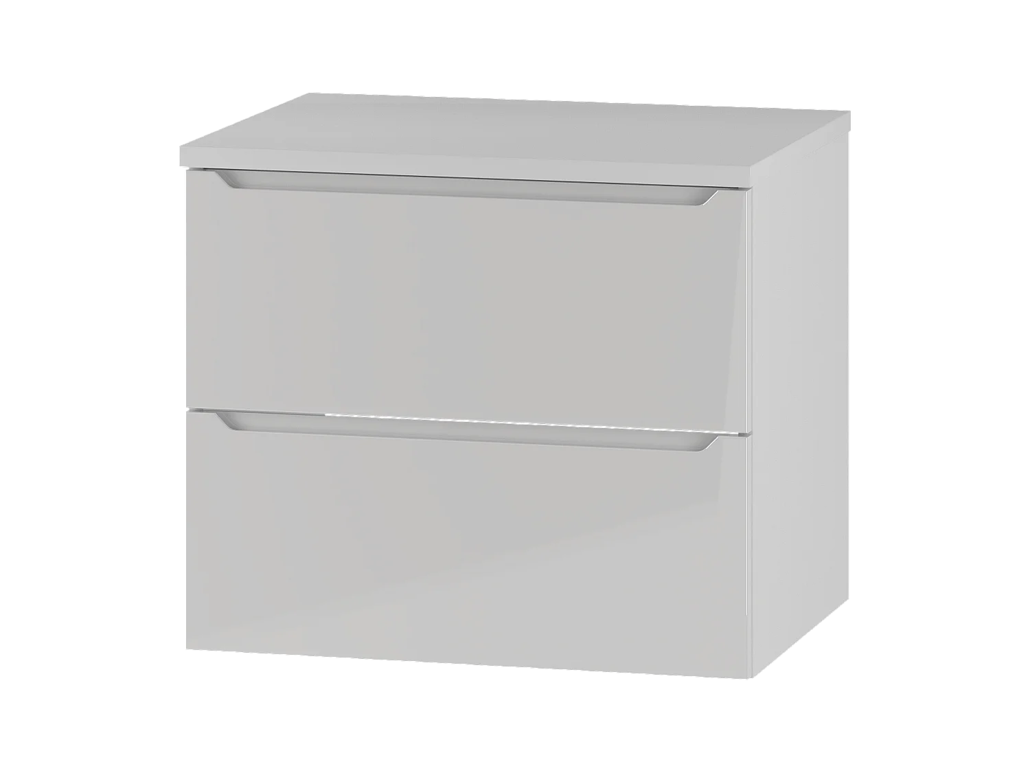 Biały Zestaw do Łazienki 60cm Szafka z Blatem Etna 4620434