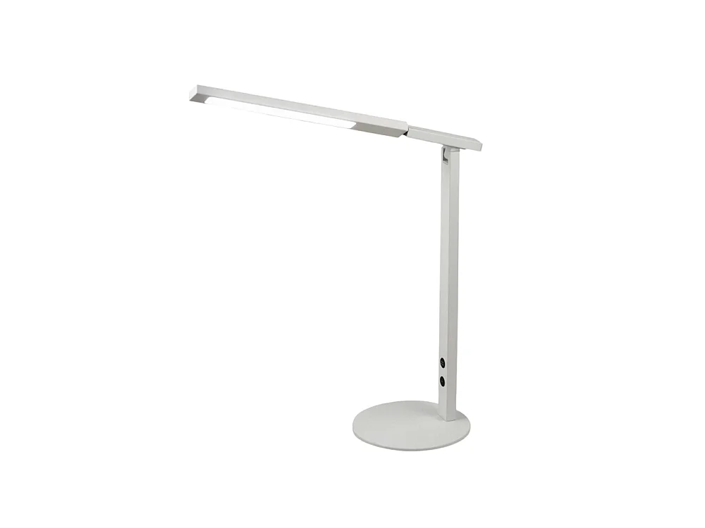 Ideal – Lampa stołowa Fabas Luce biała – Zintegrowana dioda LED 10 W z możliwością przyciemniania dotykowego CCT (3000 K, 4000 K, 5000 K, 6000 K) 4622352