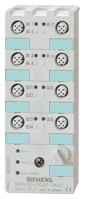 Moduł wejść/wyjść 4we/4wyj PNP 2A 24V DC 3RK2400‑1DQ00‑0AA3 - obrazek 3